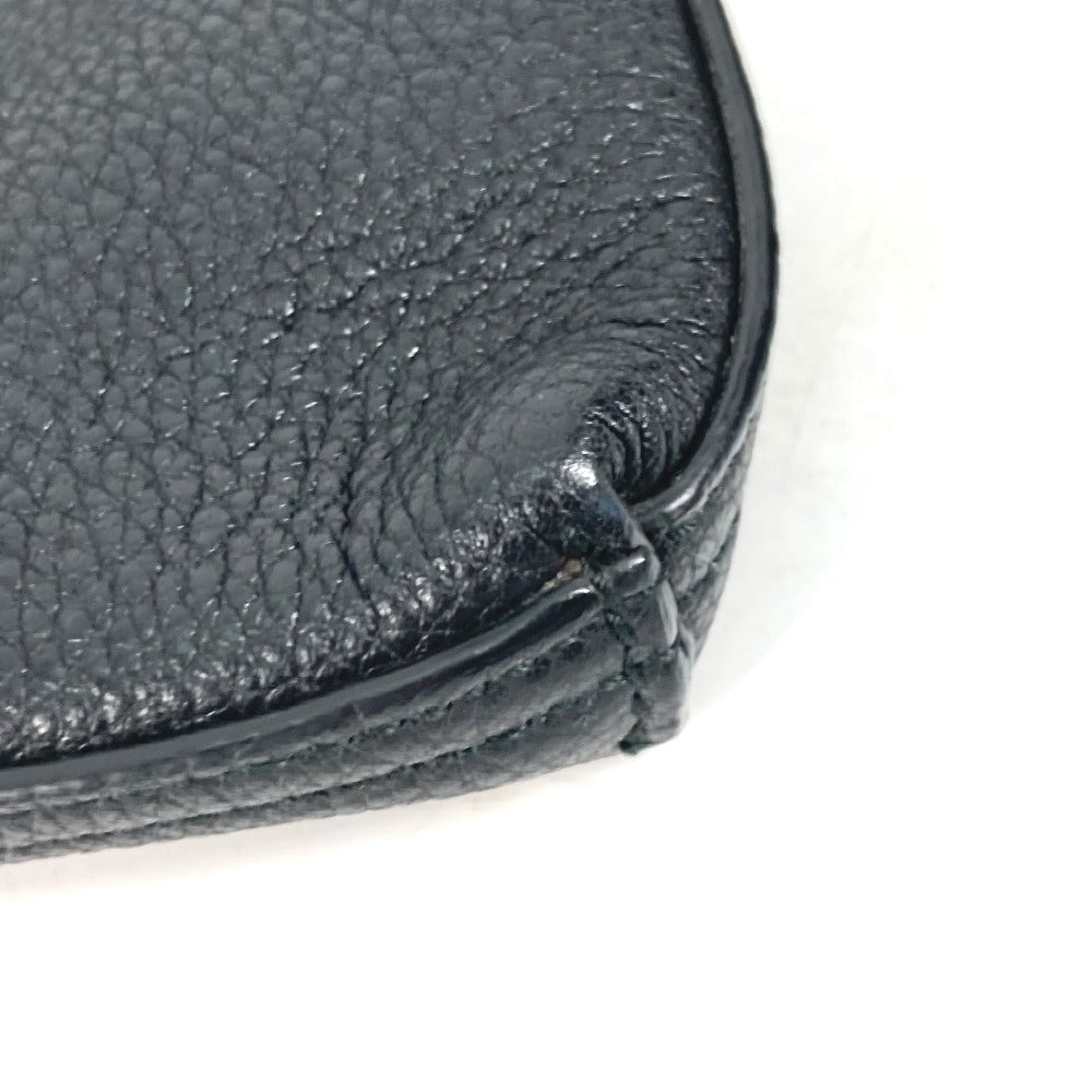 GUCCI Clutch bag 500981 leather black logo mens Used Authentic