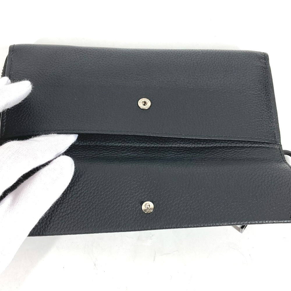 LOUIS VUITTON Long Wallet Purse M69831 Grain leather black Aerogram Zippy wallet mens Used Authentic