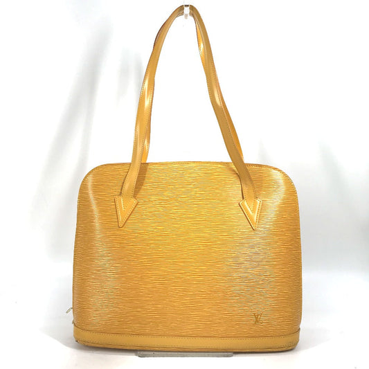 LOUIS VUITTON Shoulder Bag M52289 Epi Leather yellow Epi Ryu Sac Women Used Authentic