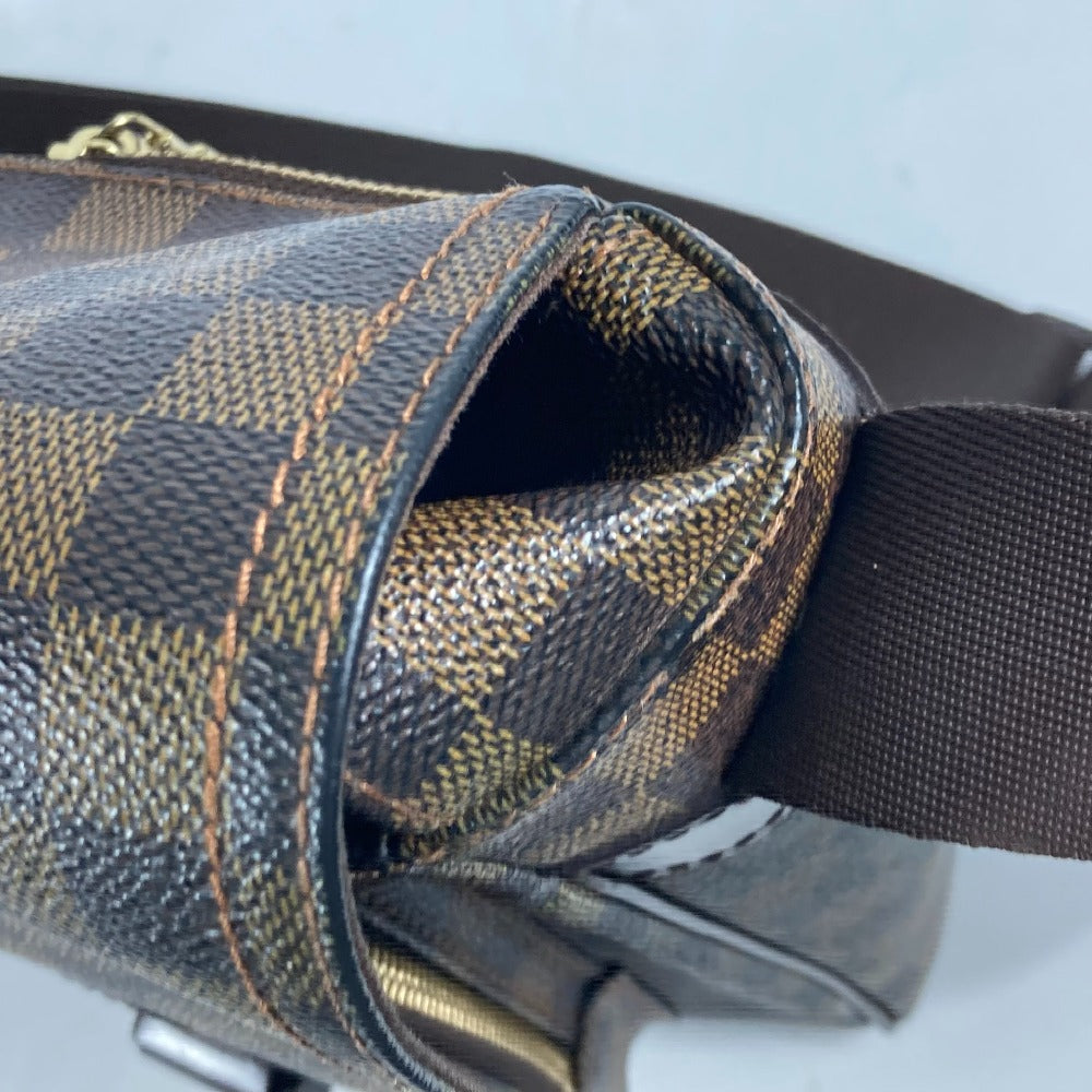 LOUIS VUITTON Shoulder Bag N51125 Damier canvas Brown Damier Messenger Melwil Women Used Authentic