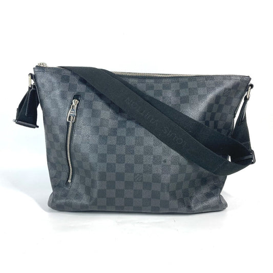 LOUIS VUITTON Shoulder Bag N41106 Damier Grafitto Canvas black Damier Grafitte Mick MM mens Used Authentic