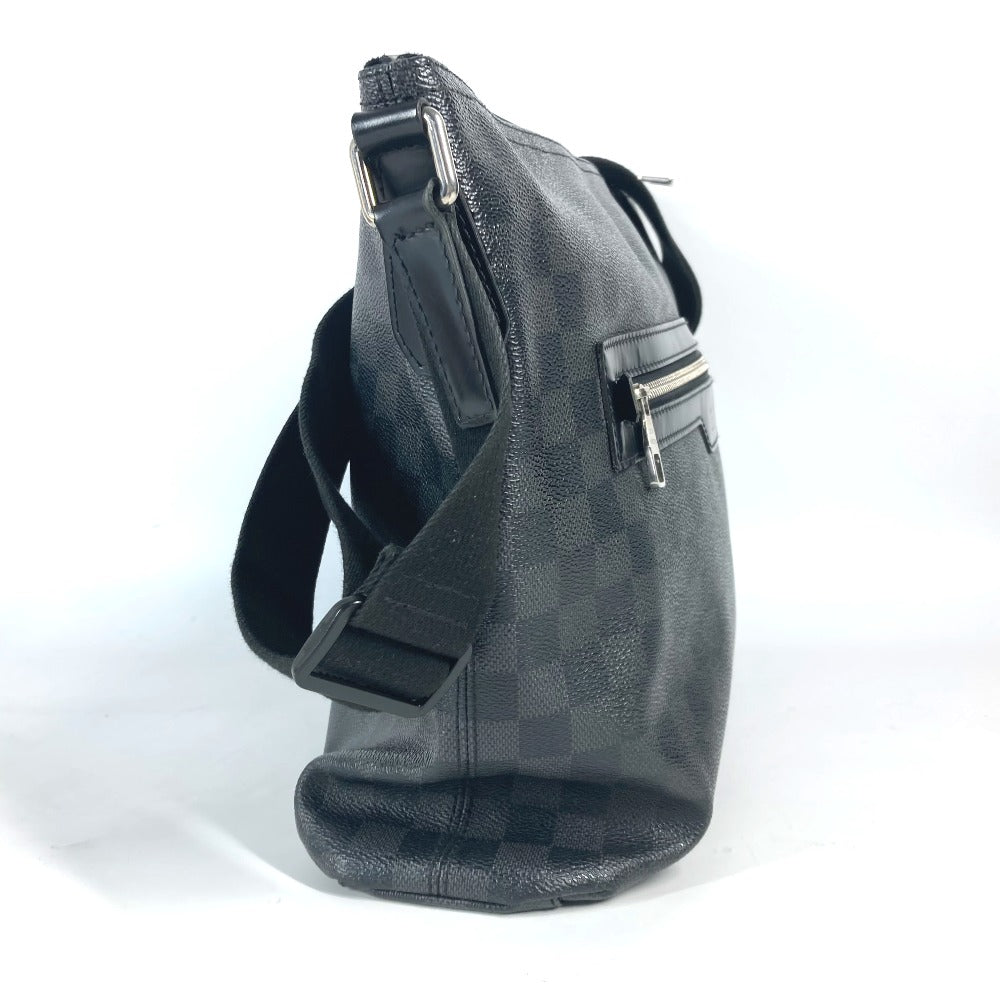 LOUIS VUITTON Shoulder Bag N41106 Damier Grafitto Canvas black Damier Grafitte Mick MM mens Used Authentic