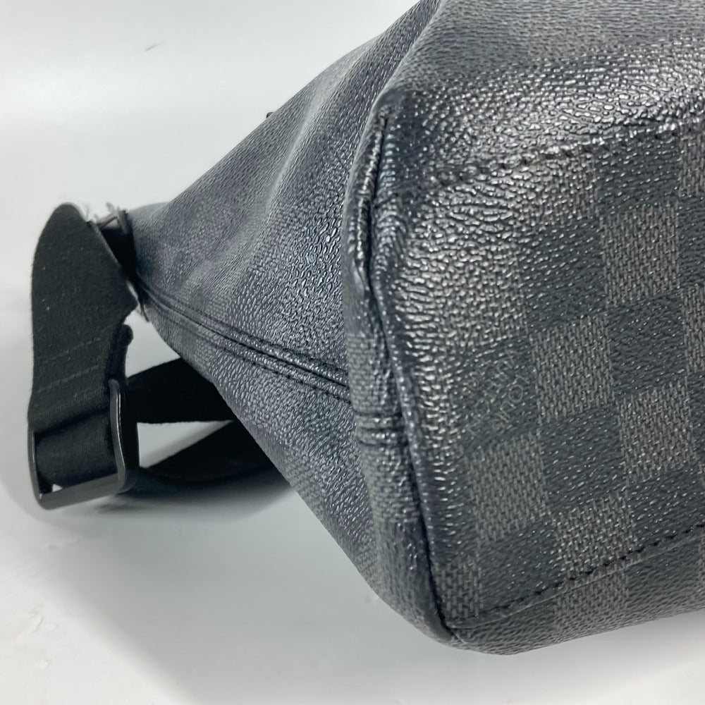LOUIS VUITTON Shoulder Bag N41106 Damier Grafitto Canvas black Damier Grafitte Mick MM mens Used Authentic