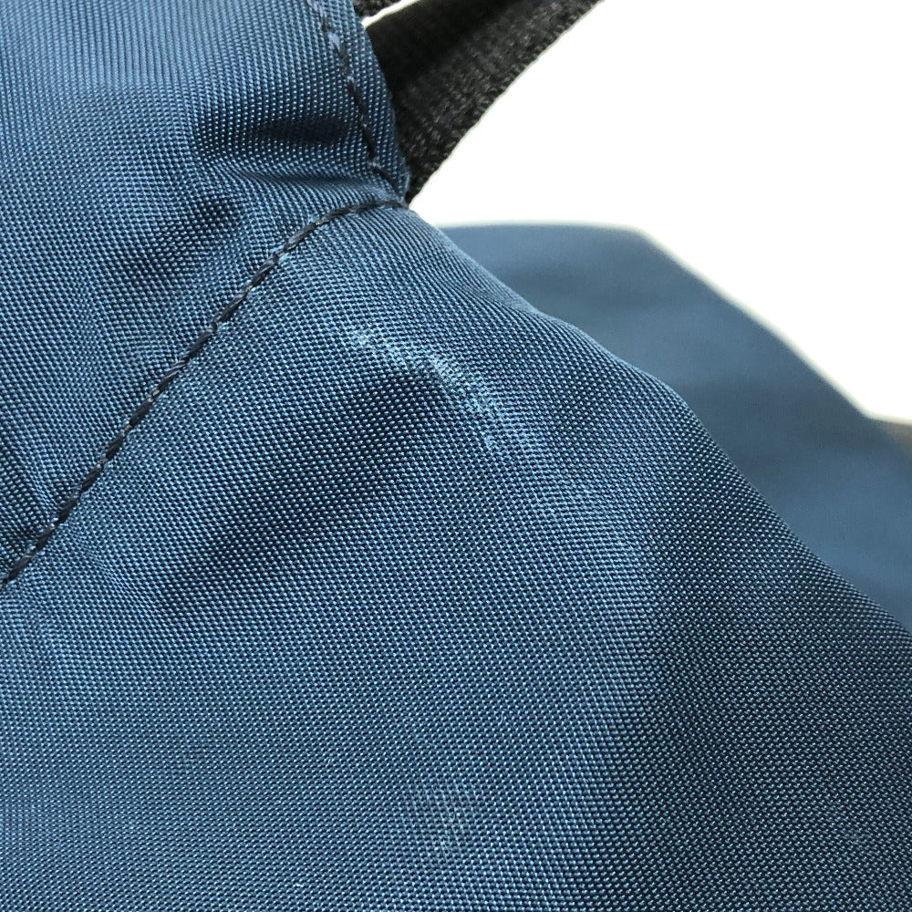 FENDI Backpack 8BZ045 Nylon Navy Zucca logo unisex(Unisex) Used Authentic