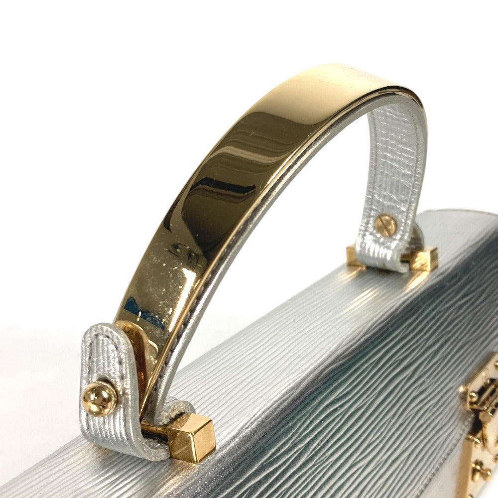 LOUIS VUITTON Handbag M92183 Epi Leather Silver Epi Galaxia Women Used Authentic