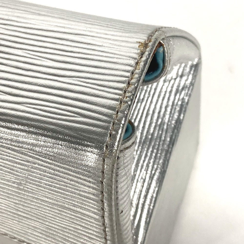 LOUIS VUITTON Handbag M92183 Epi Leather Silver Epi Galaxia Women Used Authentic