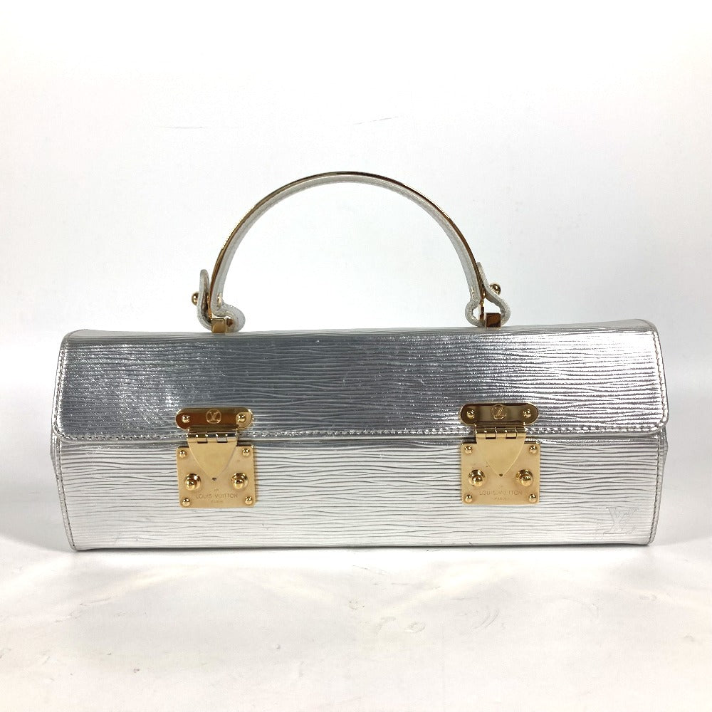 LOUIS VUITTON Handbag M92183 Epi Leather Silver Epi Galaxia Women Used Authentic