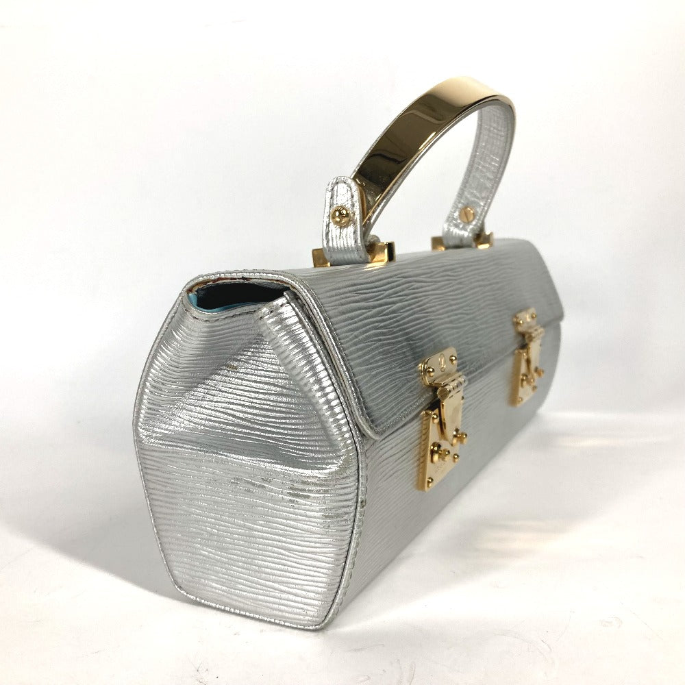 LOUIS VUITTON Handbag M92183 Epi Leather Silver Epi Galaxia Women Used Authentic