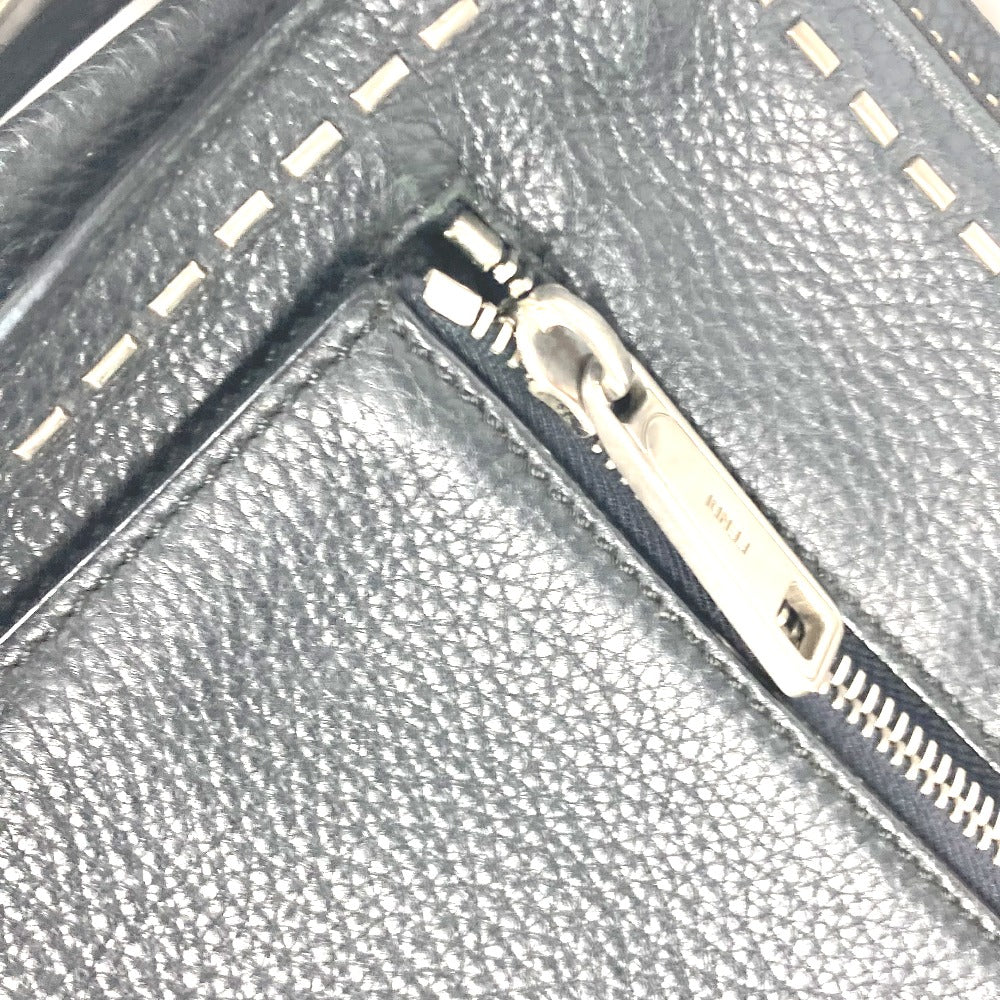 FENDI Shoulder Bag 7VA407 leather black Messenger bag Celeria