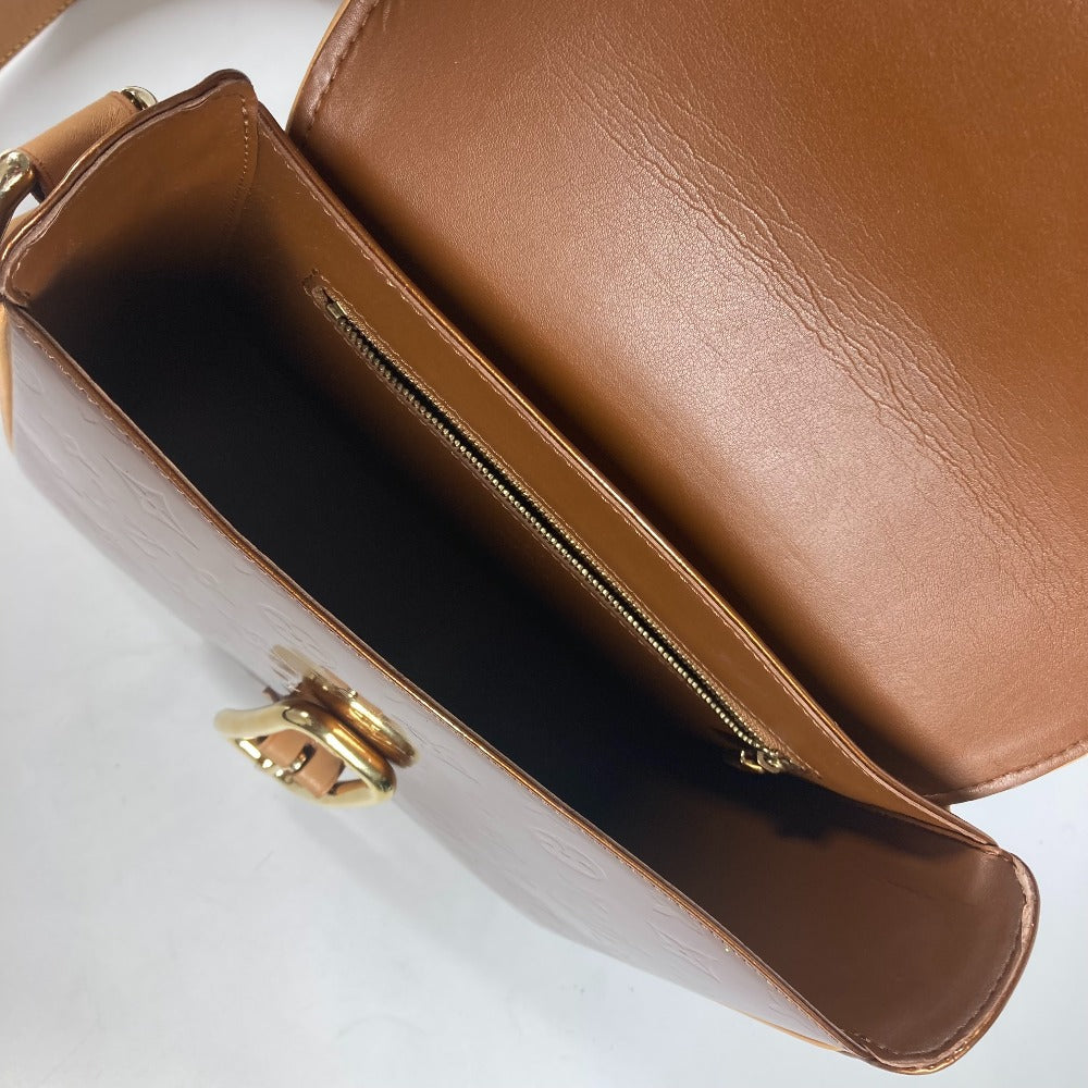 LOUIS VUITTON Shoulder Bag M91107 Monogram Vernis Canvas Brown Monogram Vernis Christie GM Women Used Authentic