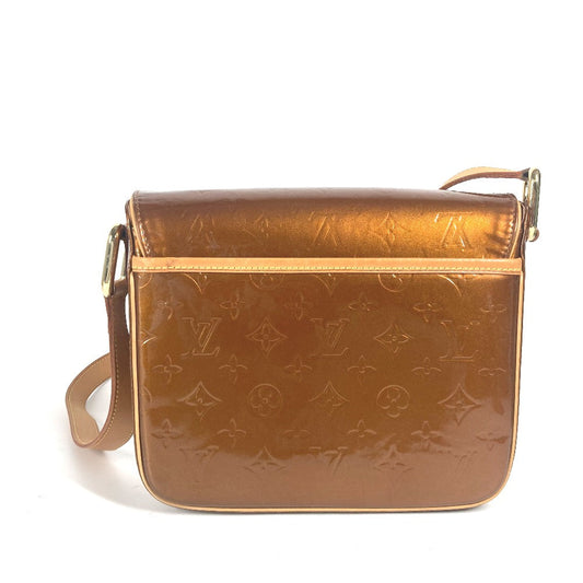 LOUIS VUITTON Shoulder Bag  M91107 Monogram Vernis Canvas Brown Monogram Vernis Christie GM Women Used Authentic