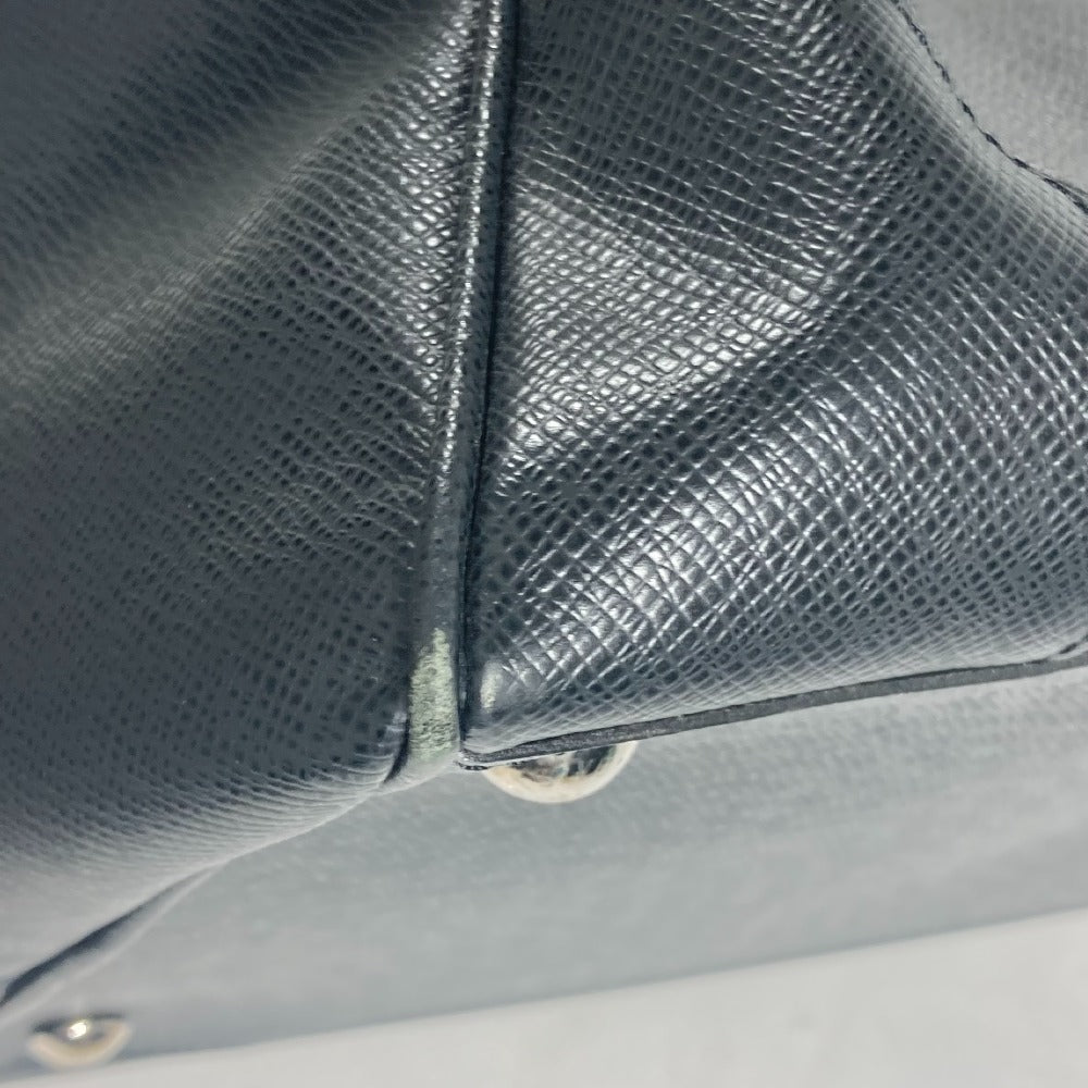 LOUIS VUITTON Boston Duffel bag M31152 Taiga Leather black Taiga Stanislav unisex(Unisex) Used Authentic