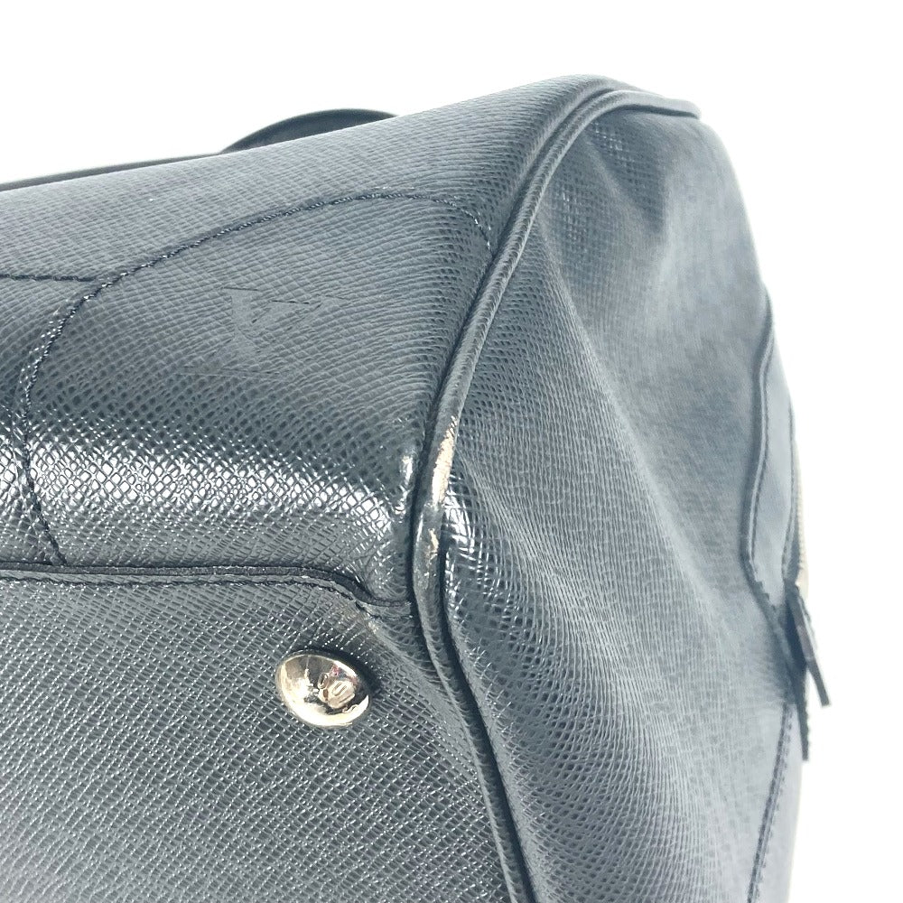 LOUIS VUITTON Boston Duffel bag M31152 Taiga Leather black Taiga Stanislav unisex(Unisex) Used Authentic