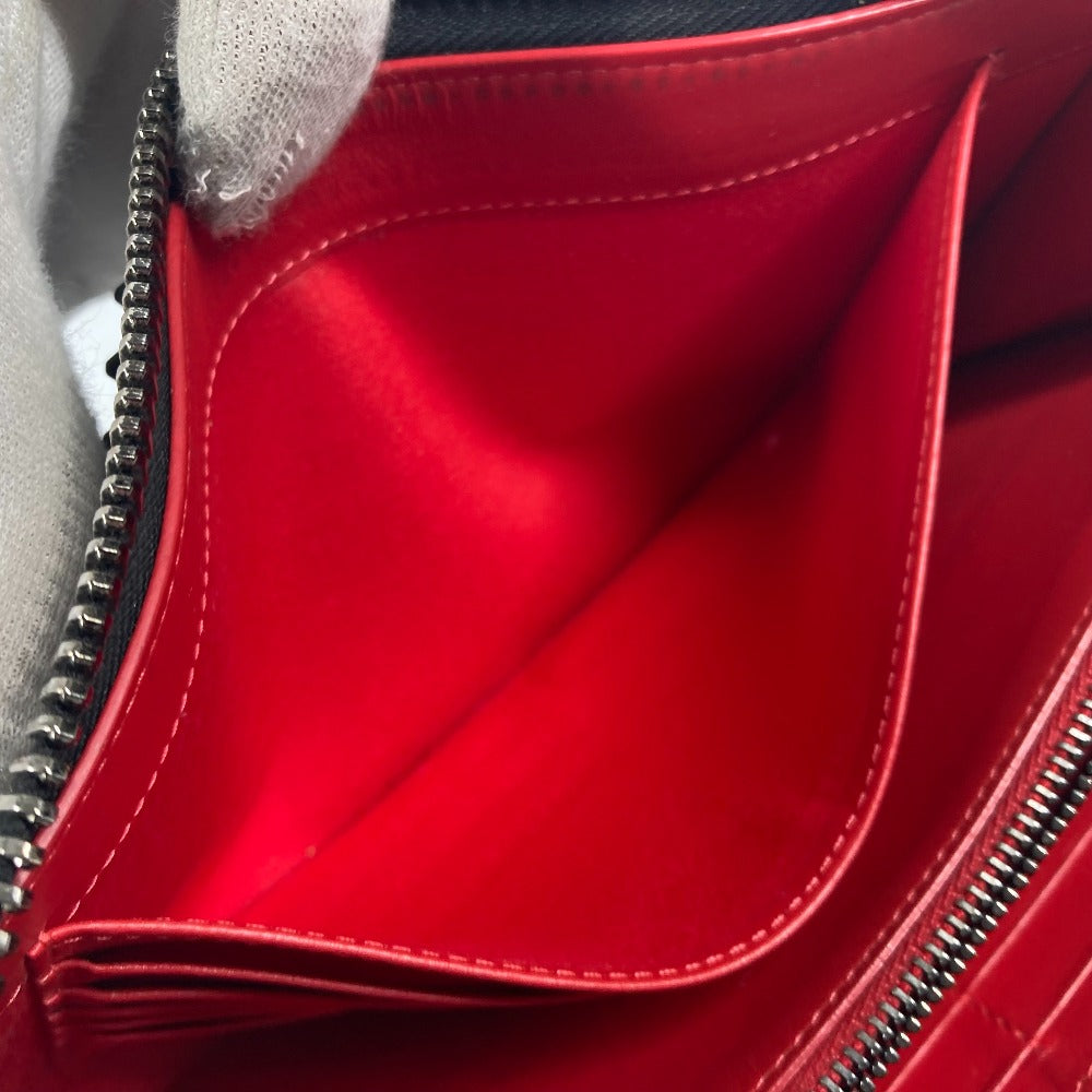 Christian Louboutin Long Wallet Purse 1165043 leather black bag handbag PANETTONE Panettone mens Used Authentic