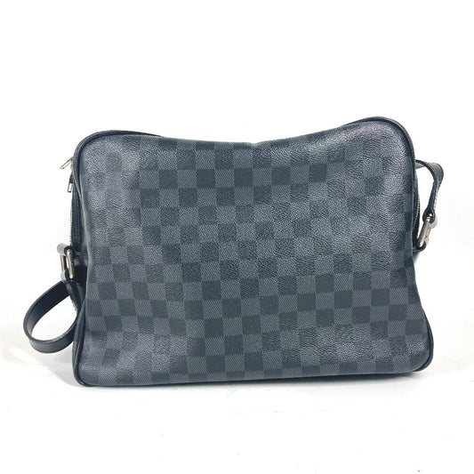 LOUIS VUITTON Shoulder Bag N45252 Damier Grafitto Canvas black Damier Grafitte Io mens(Unisex) Used Authentic