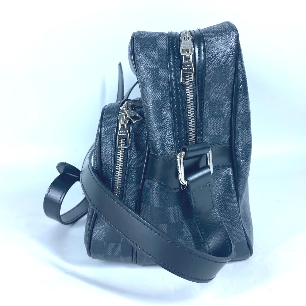 LOUIS VUITTON Shoulder Bag N45252 Damier Grafitto Canvas black Damier Grafitte Io mens(Unisex) Used Authentic