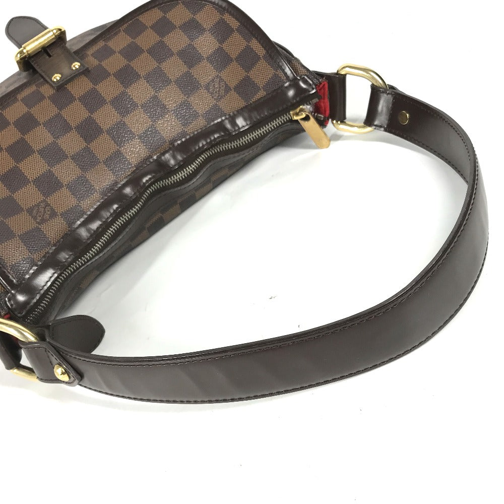 LOUIS VUITTON Shoulder Bag N51200 Damier canvas Brown Damier Highbury Women Used Authentic