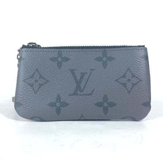 LOUIS VUITTON Coin case M80905 Monogram Eclipse Canvas black Monogram Eclipse Pochette cree mens Used Authentic