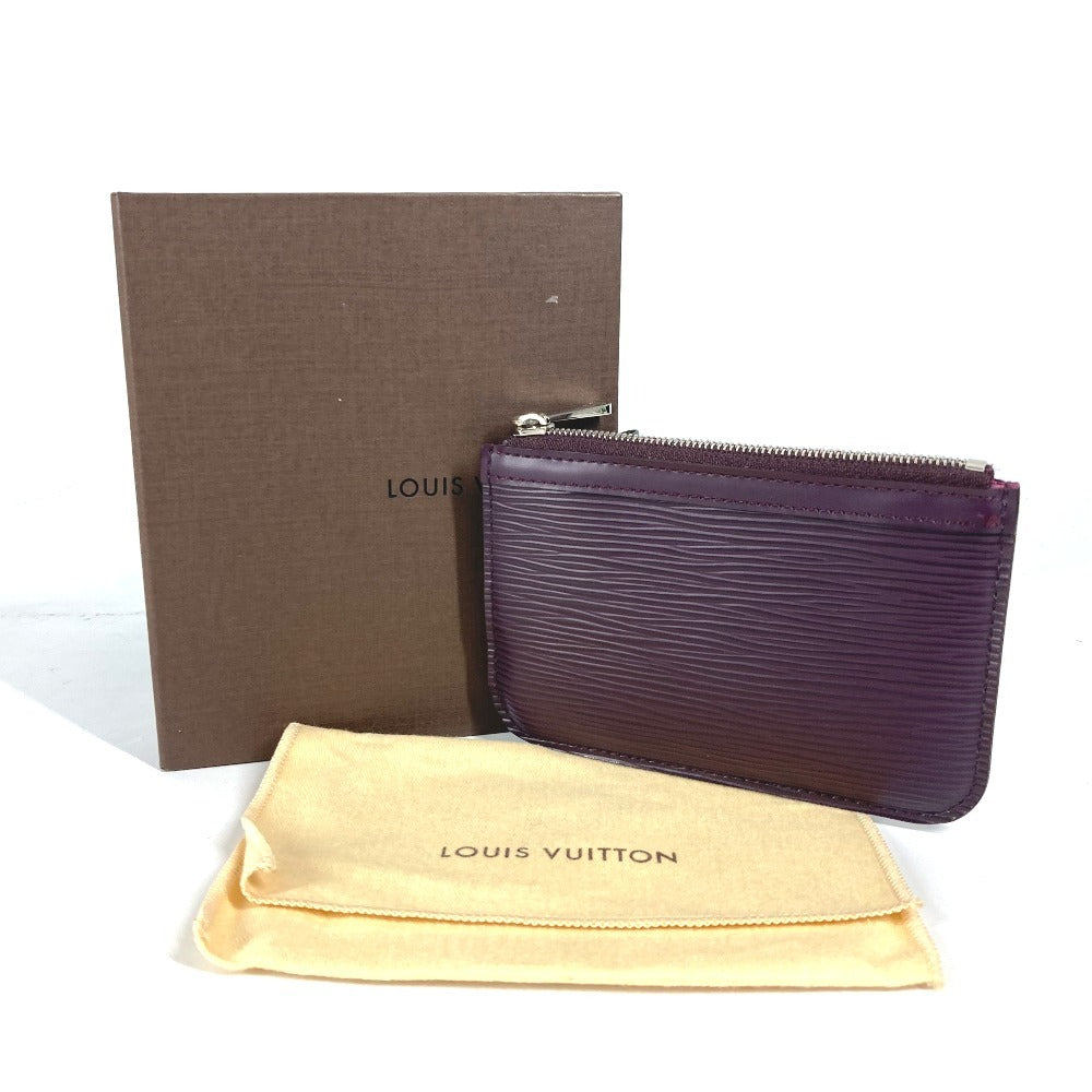 LOUIS VUITTON Coin case M6660K Epi Leather purple Epi Pochette Cle NM