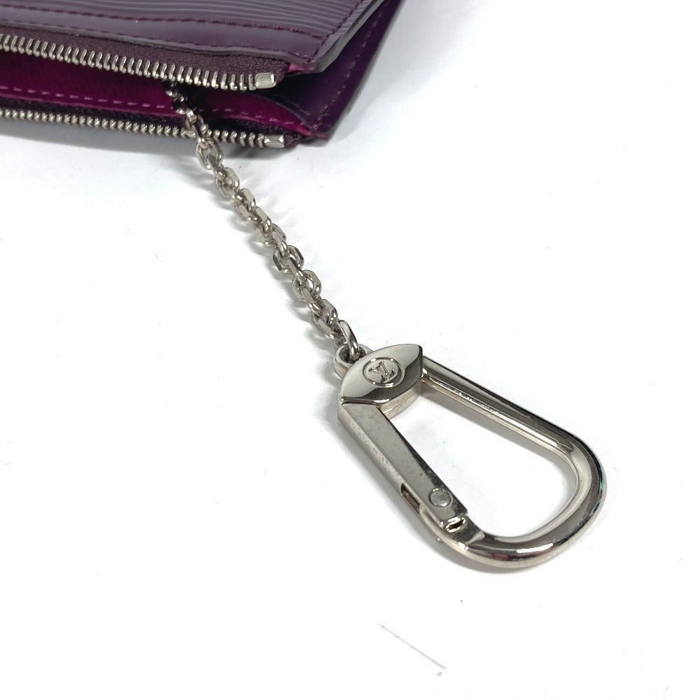 LOUIS VUITTON Coin case M6660K Epi Leather purple Epi Pochette Cle NM