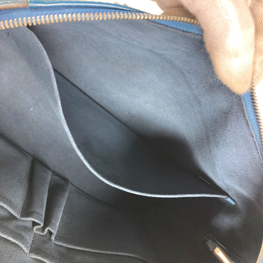 LOUIS VUITTON Business bag M50165 Epi Leather blue Epi Porte Document Jules PDJ mens Used Authentic