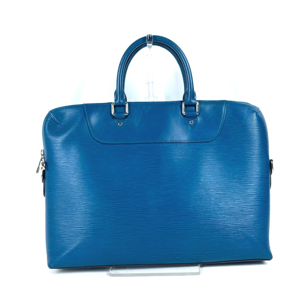 LOUIS VUITTON Business bag M50165 Epi Leather blue Epi Porte Document Jules PDJ mens Used Authentic