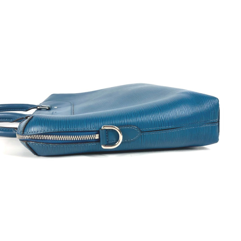 LOUIS VUITTON Business bag M50165 Epi Leather blue Epi Porte Document Jules PDJ mens Used Authentic