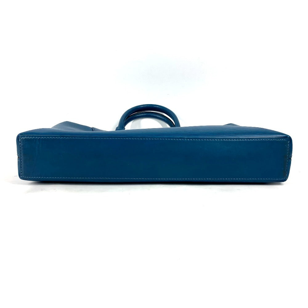LOUIS VUITTON Business bag M50165 Epi Leather blue Epi Porte Document Jules PDJ mens Used Authentic