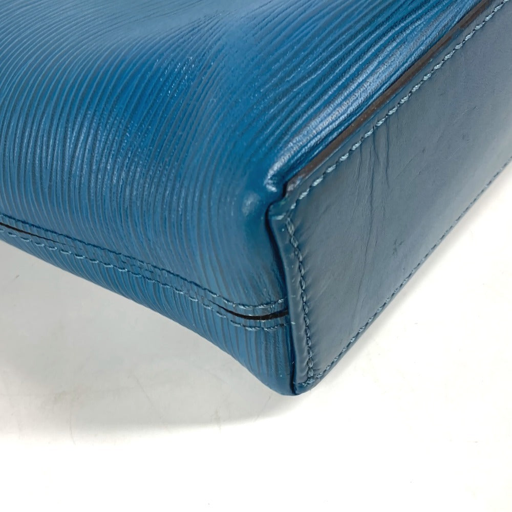 LOUIS VUITTON Business bag M50165 Epi Leather blue Epi Porte Document Jules PDJ mens Used Authentic