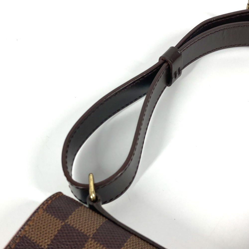 LOUIS VUITTON Shoulder Bag N45271 Damier canvas Brown Damier Portello unisex(Unisex) Used Authentic