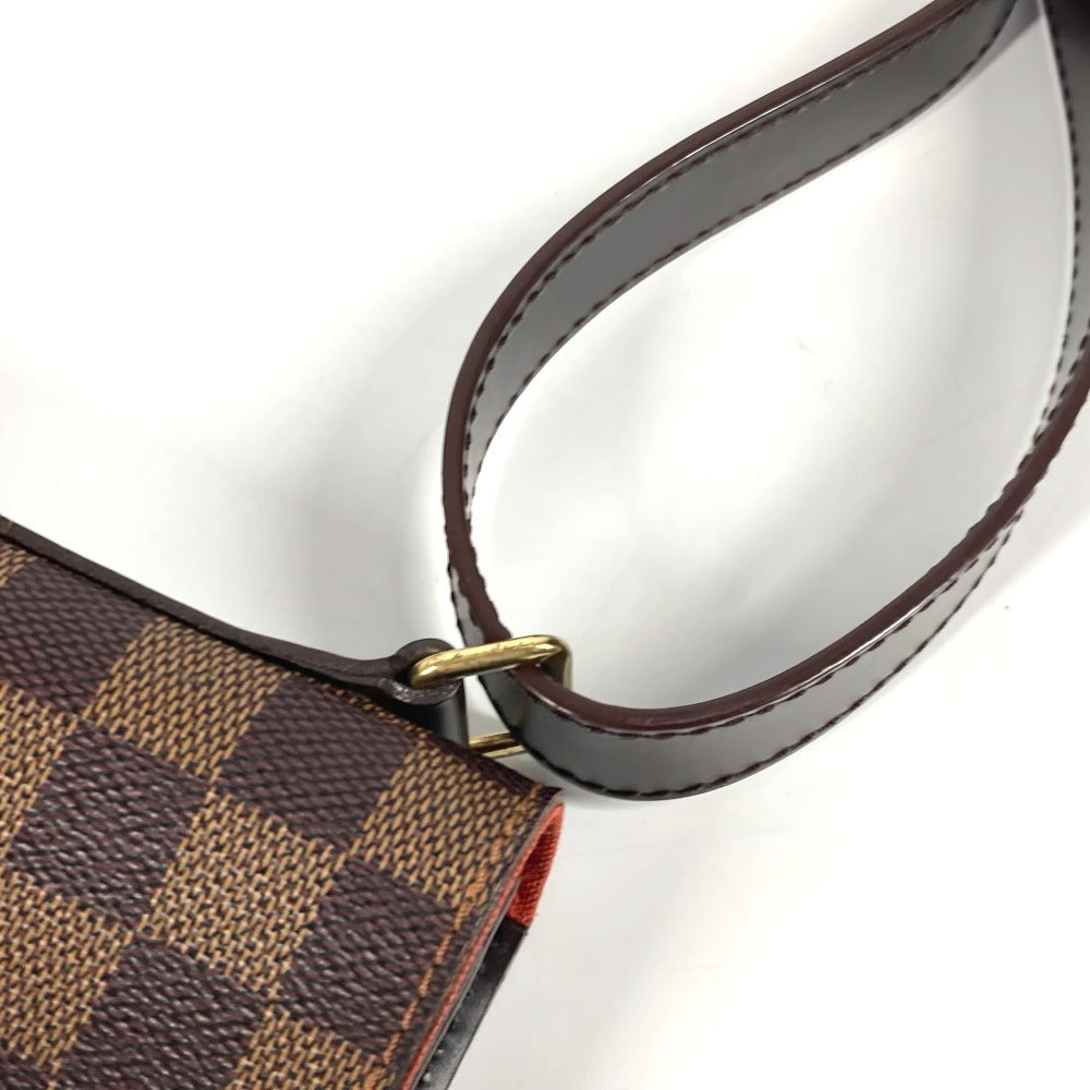 LOUIS VUITTON Shoulder Bag N45271 Damier canvas Brown Damier Portello unisex(Unisex) Used Authentic