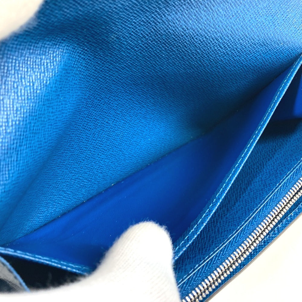 LOUIS VUITTON Long Wallet Purse M60528 Epi Leather blue Epi Portefeuille Sara