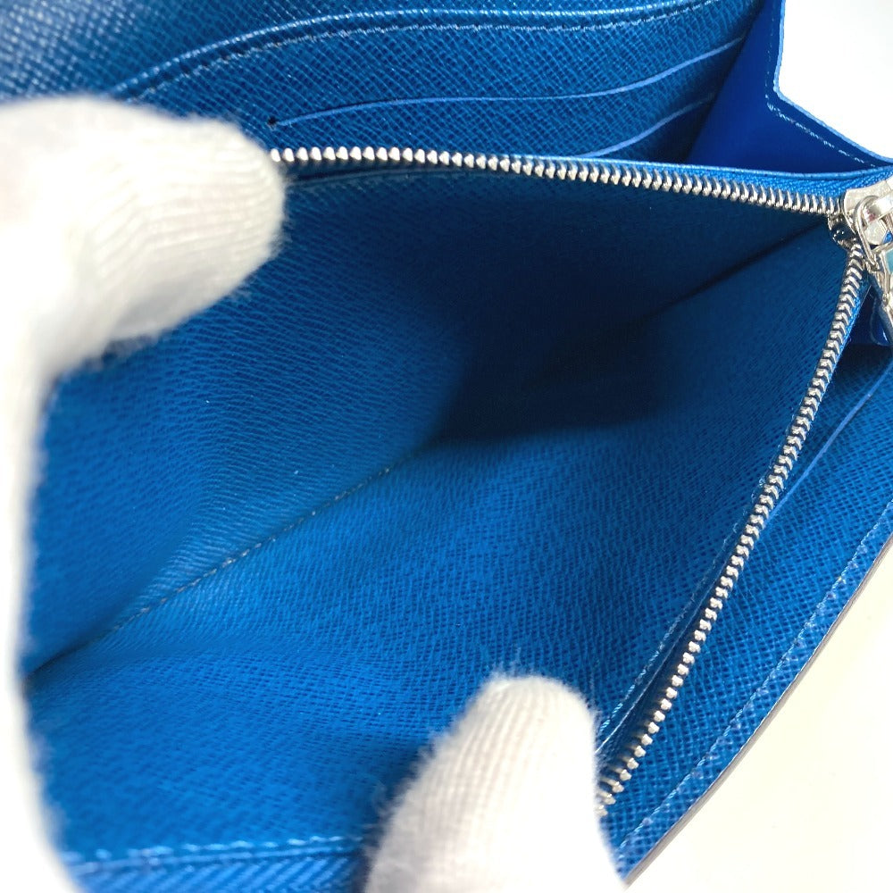 LOUIS VUITTON Long Wallet Purse M60528 Epi Leather blue Epi Portefeuille Sara