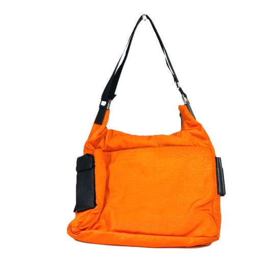 GUCCI Shoulder Bag 019�E0312 Nylon canvas, leather Orange logo unisex(Unisex) Used Authentic