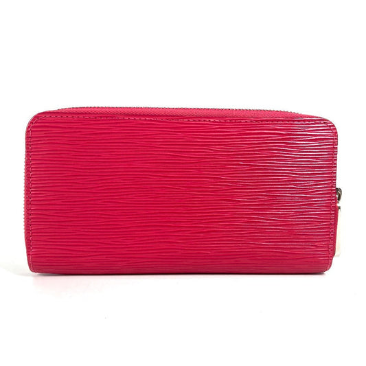 LOUIS VUITTON Long Wallet Purse M62580 Epi Leather pink Epi Zippy wallet Women Used Authentic
