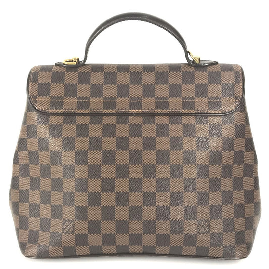 LOUIS VUITTON Handbag N41168 Damier canvas Brown Damier Bergamo MM Women Used Authentic