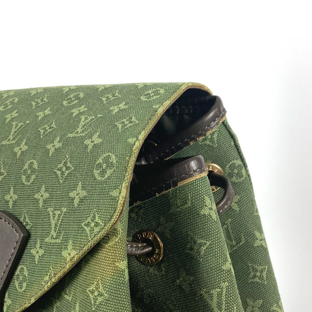 LOUIS VUITTON Backpack M92456 Monogram mini canvas khaki Monogram mini Montsouris GM unisex(Unisex) Used Authentic