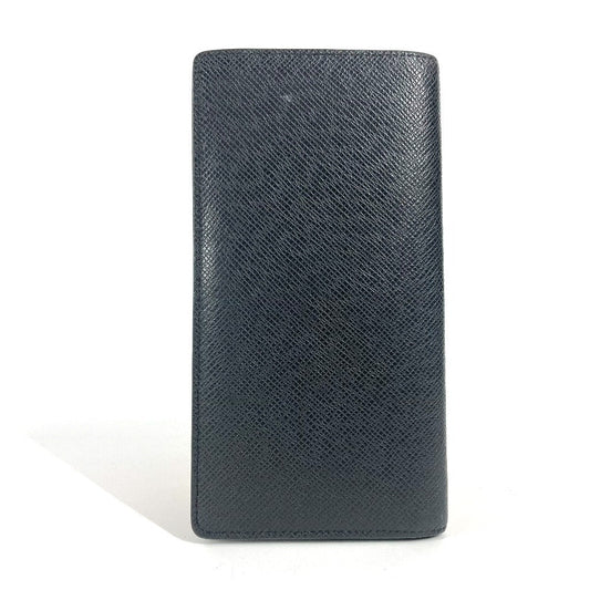 LOUIS VUITTON Long Wallet Purse M30501 Taiga Leather black Taiga Portefeuille Blaza unisex(Unisex) Used Authentic