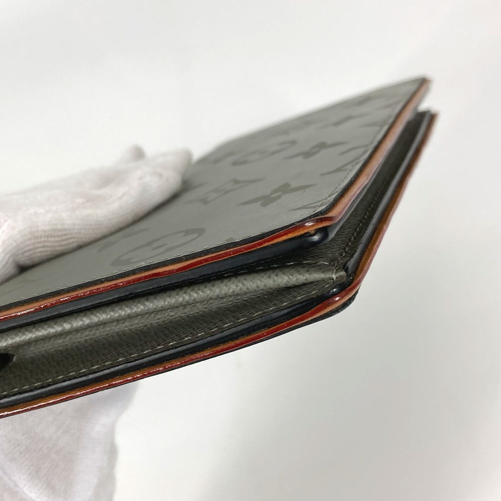 LOUIS VUITTON Long Wallet Purse M63236 Canvas, Monogram Titanium Canvas gray Monogram titanium Portefeuille Braza unisex(Unisex) Used Authentic