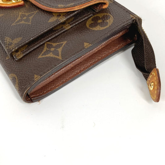 LOUIS VUITTON Long Wallet Purse M61781 Monogram canvas Brown Monogram Portefeiulle Astrid unisex(Unisex) Used Authentic