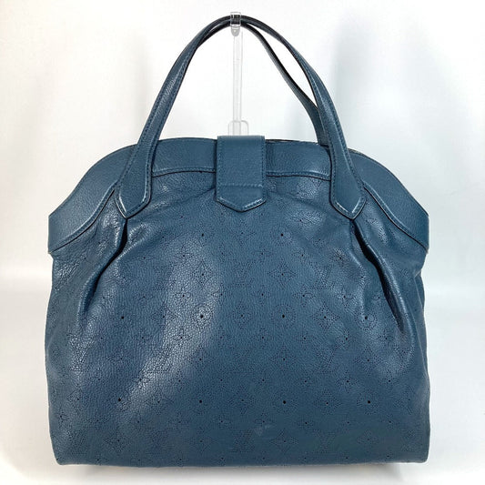 LOUIS VUITTON Handbag M97061 Monogram Ann Platt Leather Blue type Monogram Ann Platt Seals MM