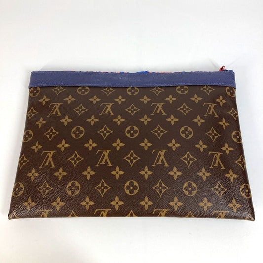 LOUIS VUITTON Clutch bag M63048 Monogram canvas Brown Monogram Pochette Apollo