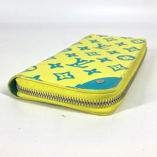 LOUIS VUITTON Long Wallet Purse M82005 Monogram canvas, leather yellow monogram playground Zippy Wallet Vertical