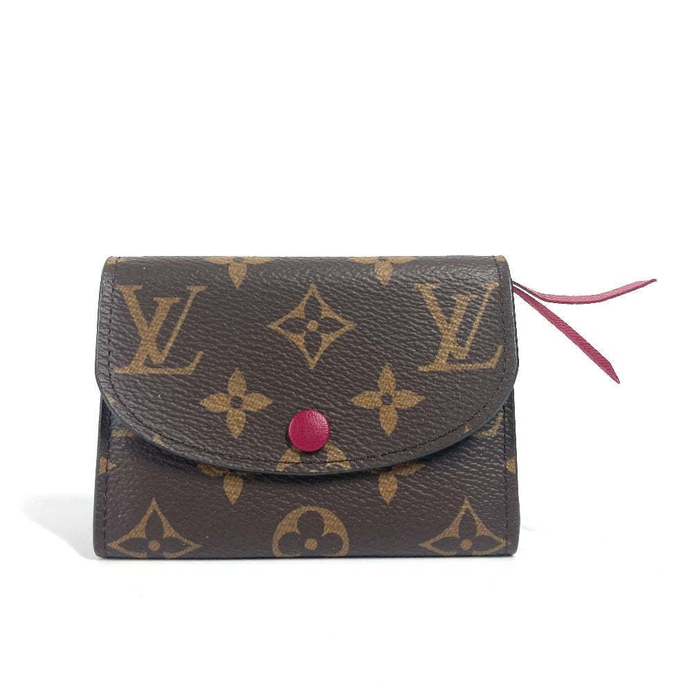 LOUIS VUITTON Folded wallet M41939 Monogram canvas pink Monogram Portomonet Rosali