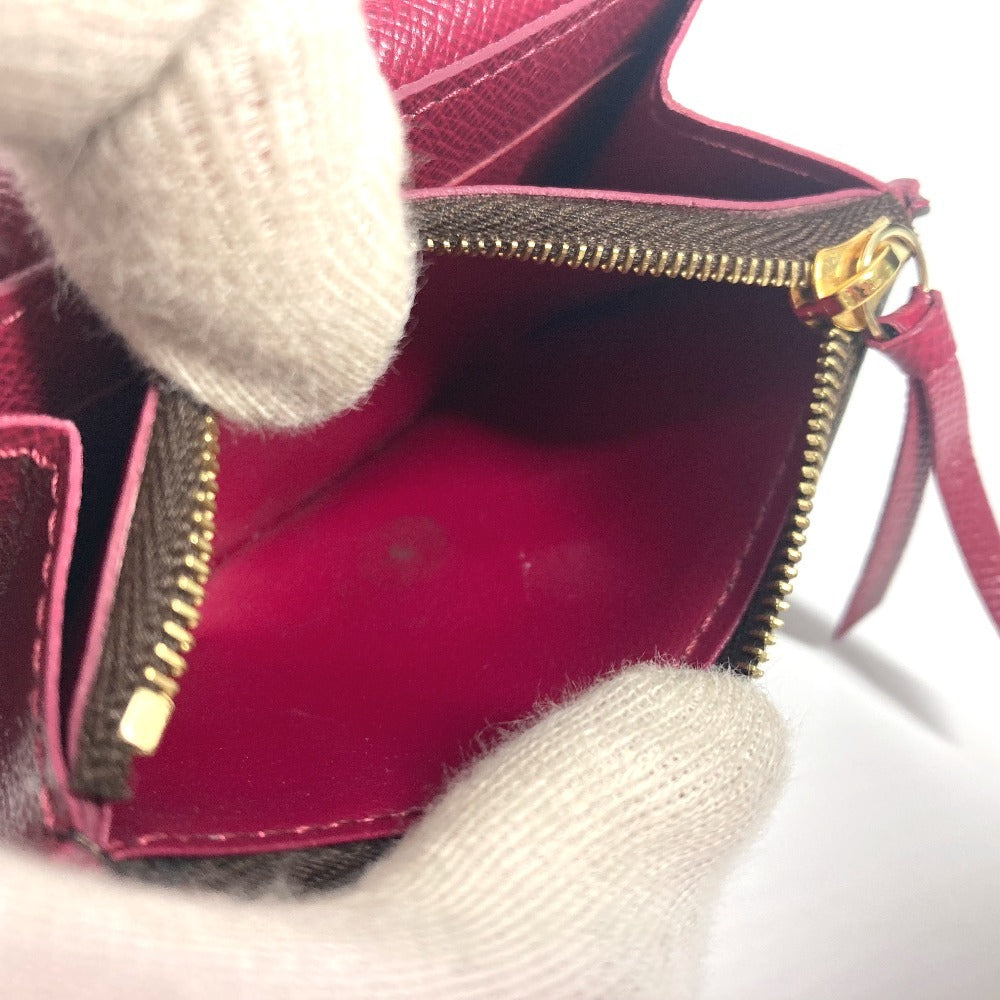 LOUIS VUITTON Folded wallet M41939 Monogram canvas pink Monogram Portomonet Rosali