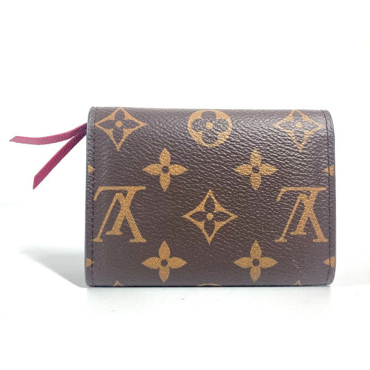 LOUIS VUITTON Folded wallet M41939 Monogram canvas pink Monogram Portomonet Rosali