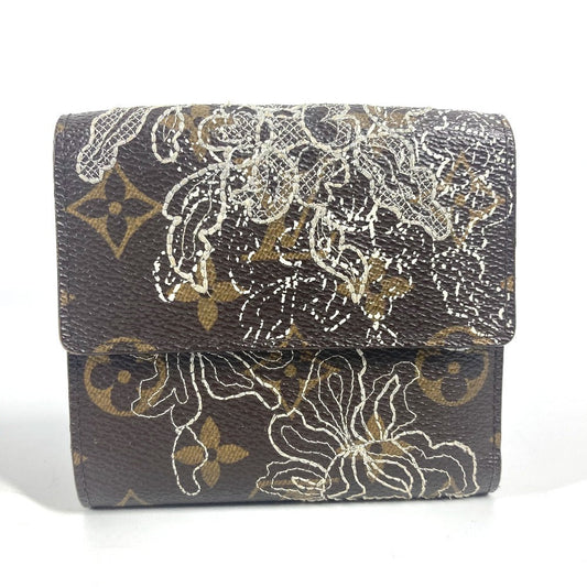 LOUIS VUITTON Trifold wallet M95396 Monogram canvas Brown モノグラムダンティエル Portefeuille Elise