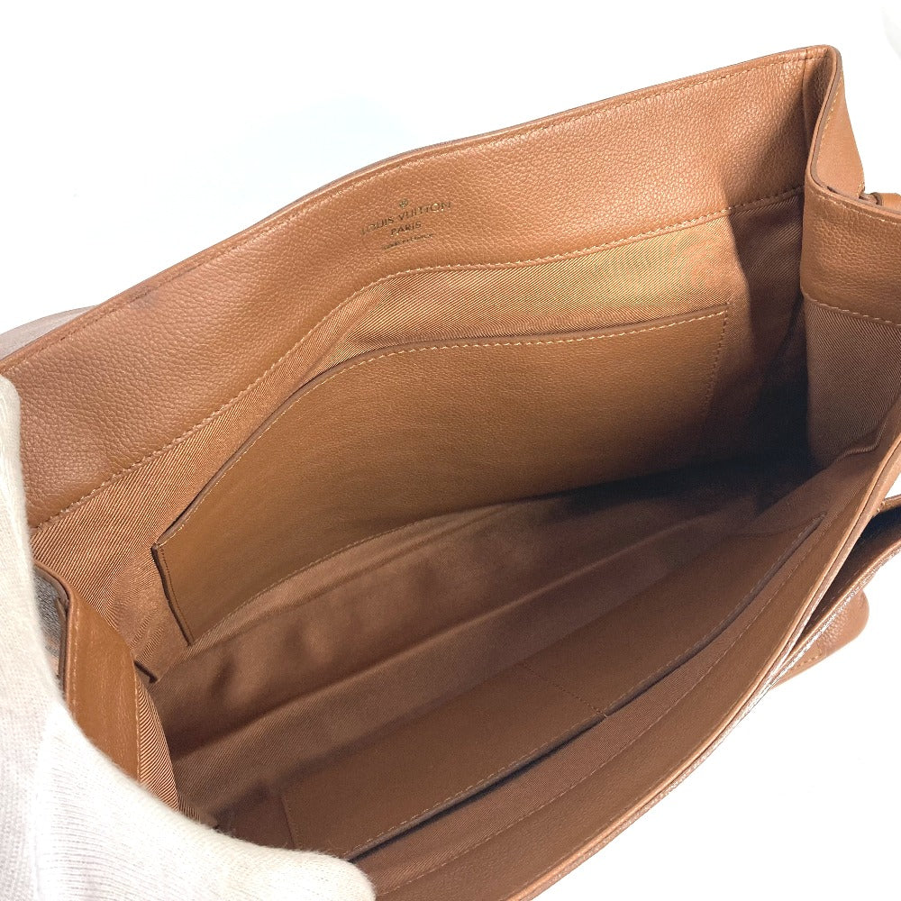 LOUIS VUITTON Shoulder Bag leather Brown Rock Me MM Women Used Authentic