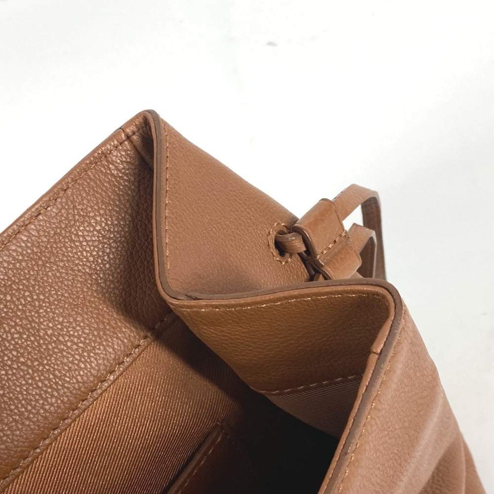 LOUIS VUITTON Shoulder Bag leather Brown Rock Me MM Women Used Authentic