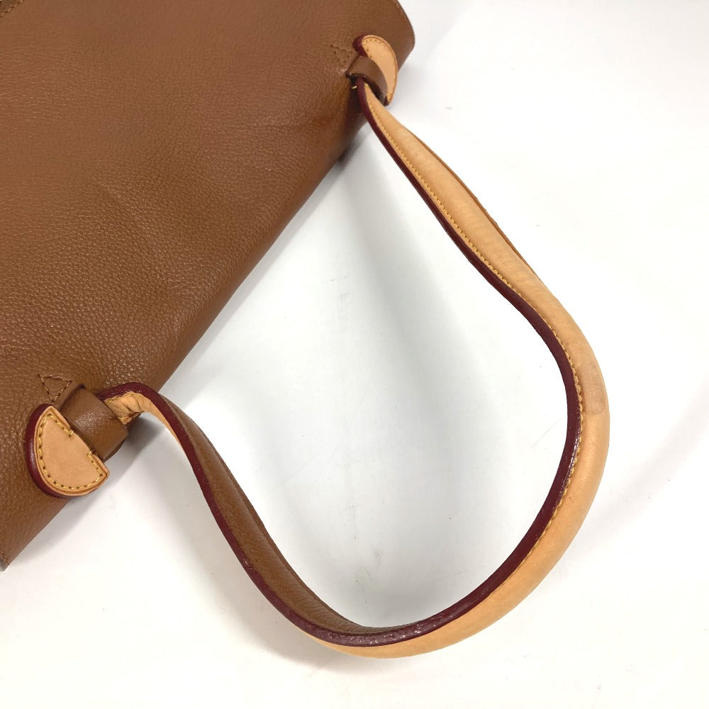 LOUIS VUITTON Shoulder Bag leather Brown Rock Me MM Women Used Authentic